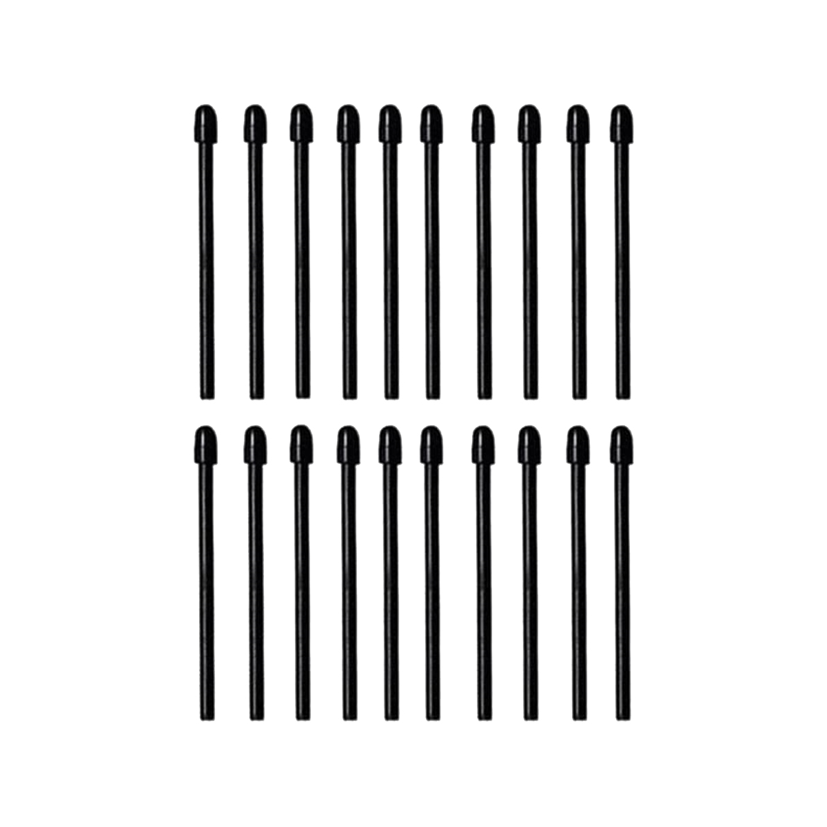 Stylus Replacement Tip - หัวปากกามาร์กเกอร์ปลายปากกา/ปลายปากกาสำหรับ2ปากกาสไตลัสที่โดดเด่นเปลี่ยนปลายปากกานุ่ม/ปลายสีดำ