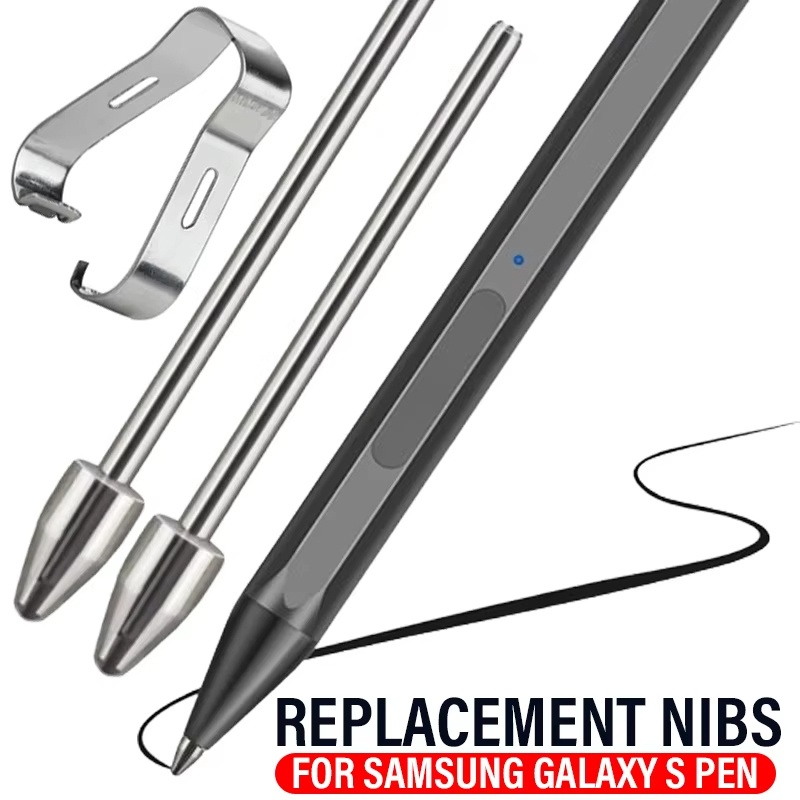 Stylus Replacement Tip - หัวปากกาสไตลัสโลหะแบบเปลี่ยนได้ หัวปากกาที่สามารถปรับความไวต่อแรงกดได้ สำหรับแท็บเล็ต Samsung Galaxy Tab
