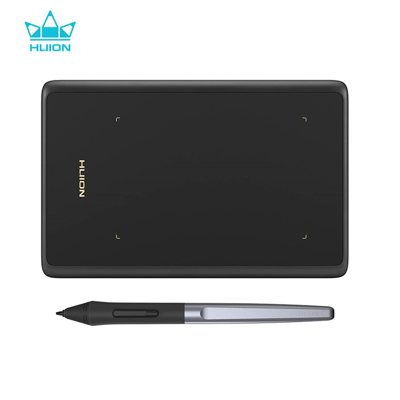 Huion Tablet Accessories - HUION แท็บเล็ตกราฟิก H420X ขนาด4.17*2.6นิ้วสำหรับโทรศัพท์แอนดรอยด์พีซี Mac ปากกาสไตลัสดิจิตอลแบตเตอรี่ฟรีปากกาลายเซ็น
