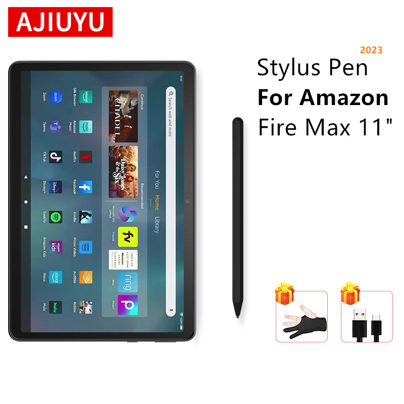 Tablet Accessories Amazon - Ajiuyu ปากกาสไตลัสสำหรับ Amazon Fire MAX 11นิ้ว2023แท็บเล็ต