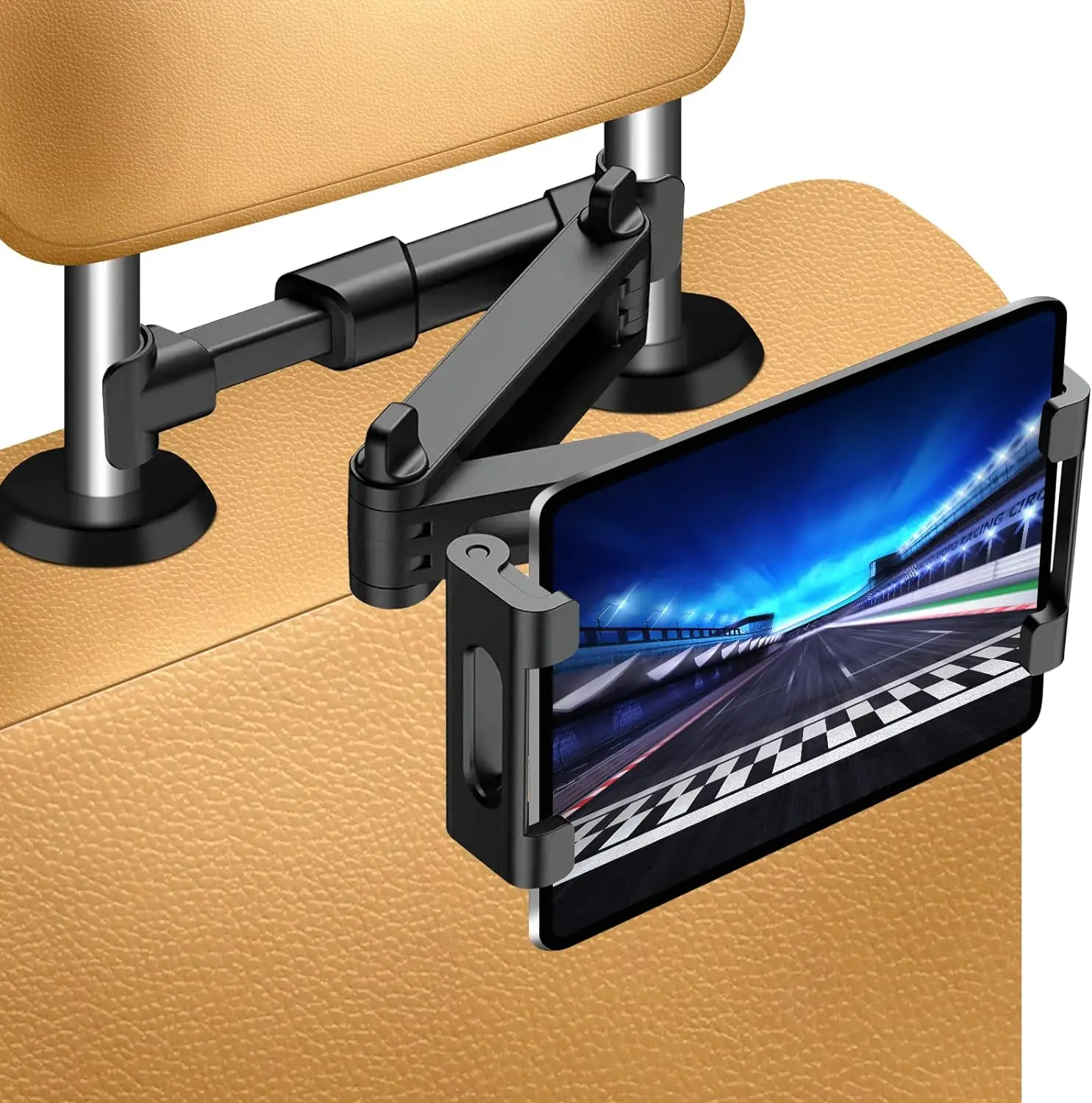 Car Accessories Tablet Holder - ที่วางแท็บเล็ตสําหรับรถยนต์, iPad Headrest Mount สําหรับแท็บเล็ต/ipad/โทรศัพท์ที่วางแท็บเล็ตในรถยนต์พร้อม 360