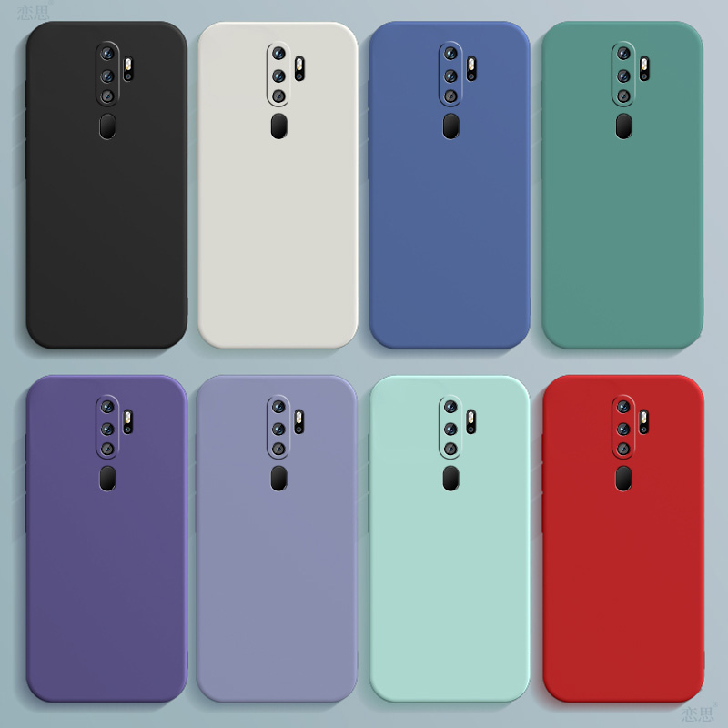 Oppo Tablet Accessories - เคสโทรศัพท์ซิลิโคนสองชั้นสุดหรูสำหรับ OPPO A5 A9 2020 A11