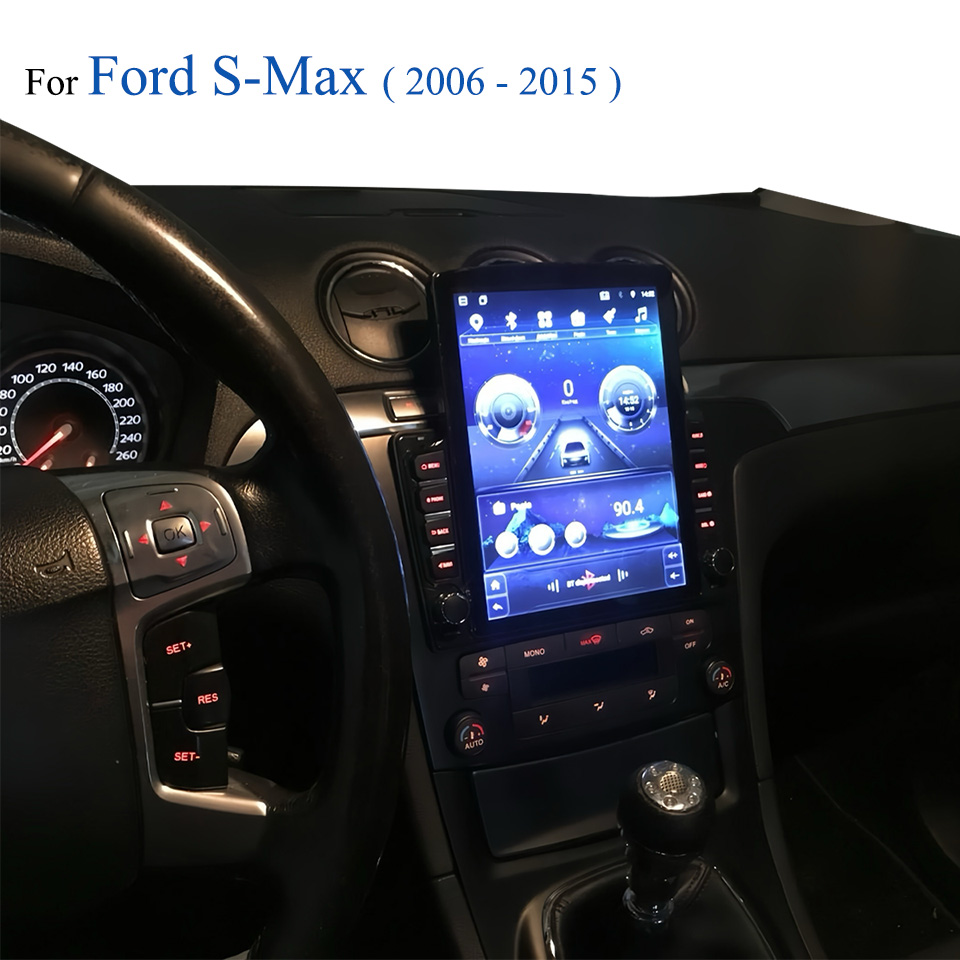 Tablet Danish Mobile & Accessories - Android 14 8G + 128Gวิทยุรถยนต์สําหรับFord S-MAX