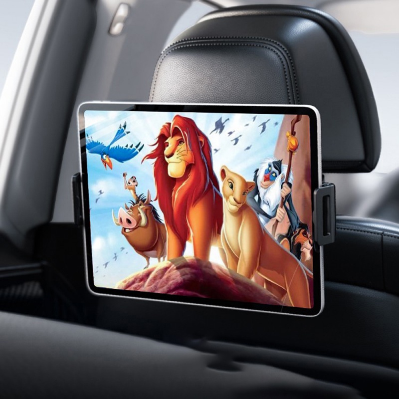 Car Accessories Tablet Holder - ที่ยึดแท็บเล็ตแบบหมุนได้ 360 องศาสำหรับพนักพิงศีรษะในรถยนต์ ที่วาง iPad แบบพกพา