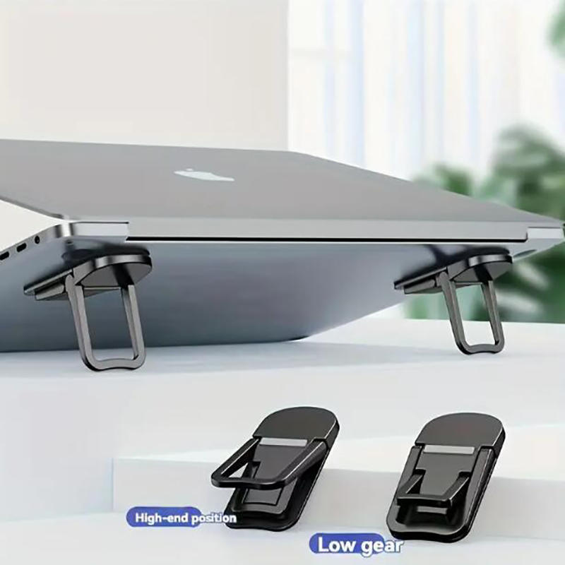 Cooling Stand Tablet - ขาตั้งแล็ปท็อปแบบพับได้ขนาดเล็ก 2/4 ชิ้น ปรับมุมได้สองระดับ พกพาสะดวก ช่วยระบายความร้อน