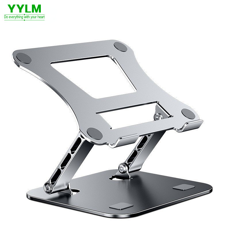 Cooling Stand Tablet - ขาตั้งโทรศัพท์และแท็บเล็ต ปรับระดับได้ ทำจากอะลูมิเนียมอัลลอยด์ รองรับแล็ปท็อปและแท็บเล็ตขนาดสูงสุด 17 นิ้ว