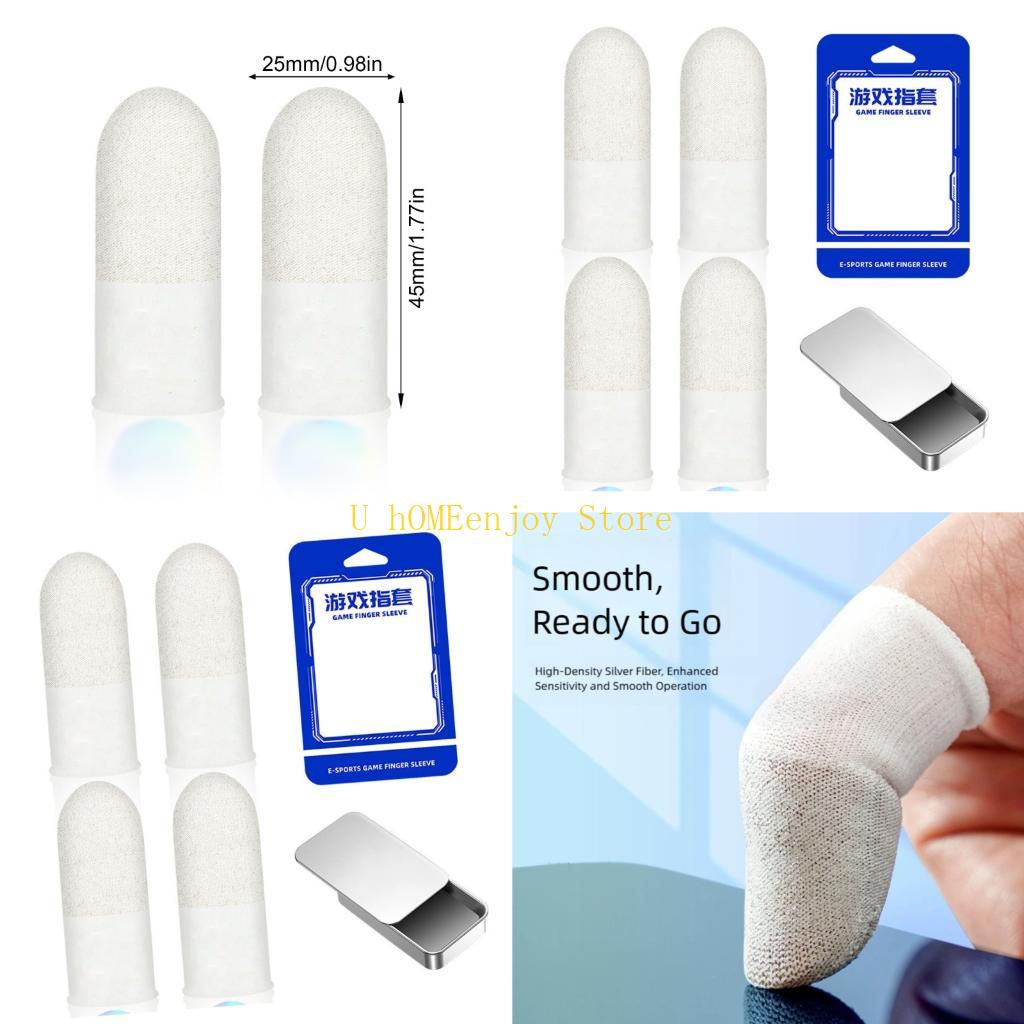 Tablet Accessories For Gaming - ปลอกสวมนิ้วสำหรับเล่นเกมบนมือถือ B0KF เพื่อการใช้ทักษะที่แม่นยำในการรบอันเข้มข้น