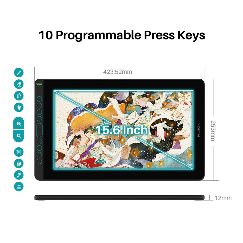 HUION มาใหม่ล่าสุด Kamvas 16(2 - Huion Tablet Accessories บทวิจารณ์และราคา