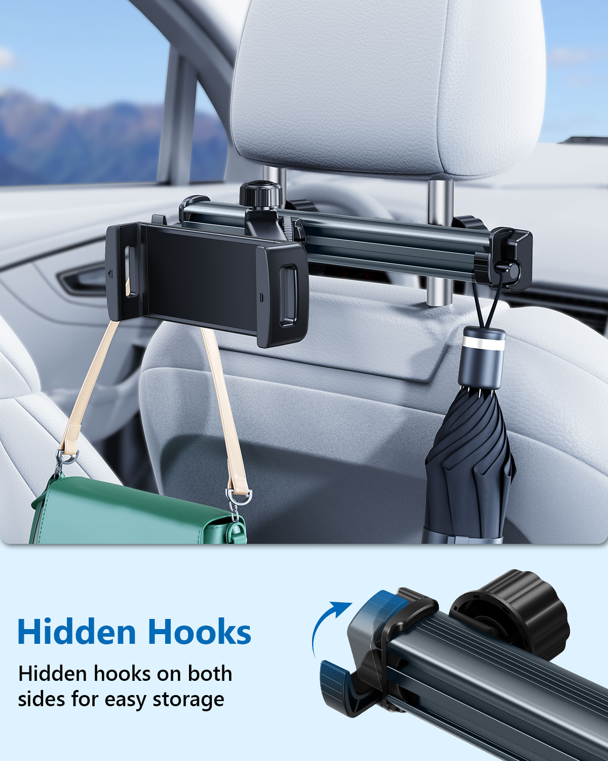 Hipacool ที่วางแท็บเล็ตในรถยนต - Car Accessories Tablet Holder บทวิจารณ์และราคา