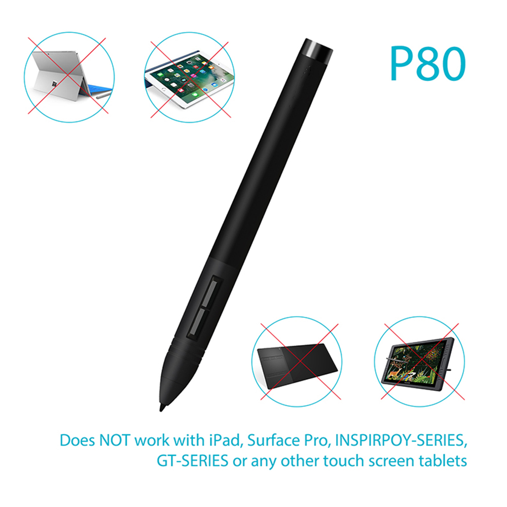 PEN80 ชาร์จปากกาดิจิตอลStylusส - Huion Tablet Accessories บทวิจารณ์และราคา
