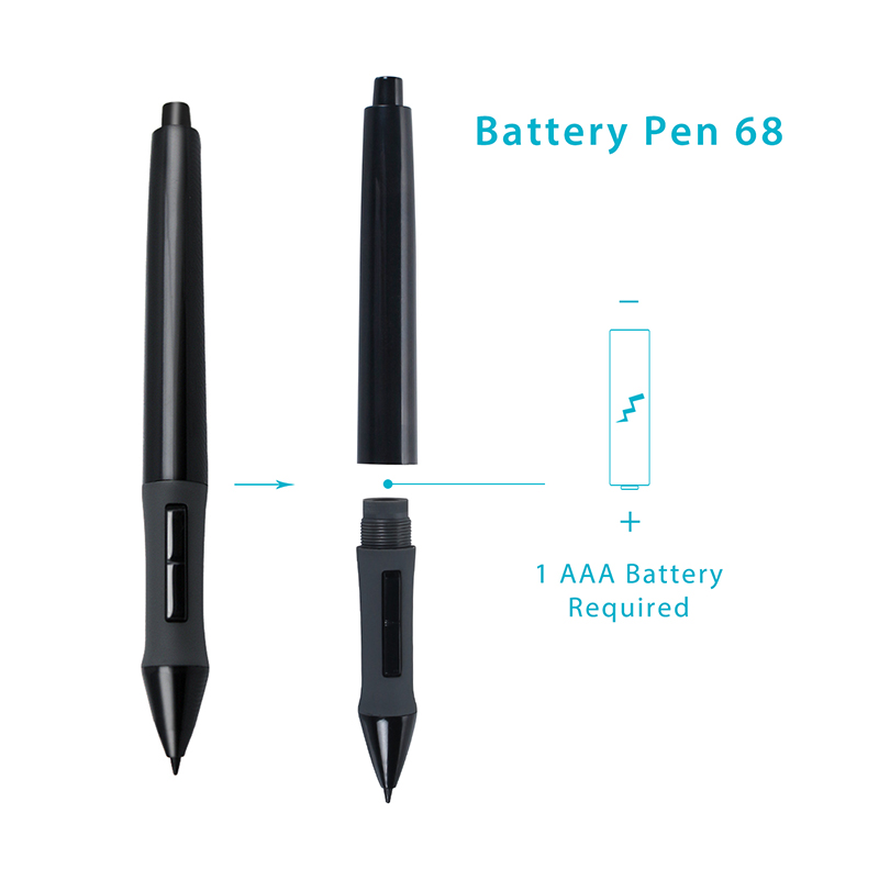HUION PEN68 สําหรับแท็บเล็ตกรา - Huion Tablet Accessories บทวิจารณ์และราคา