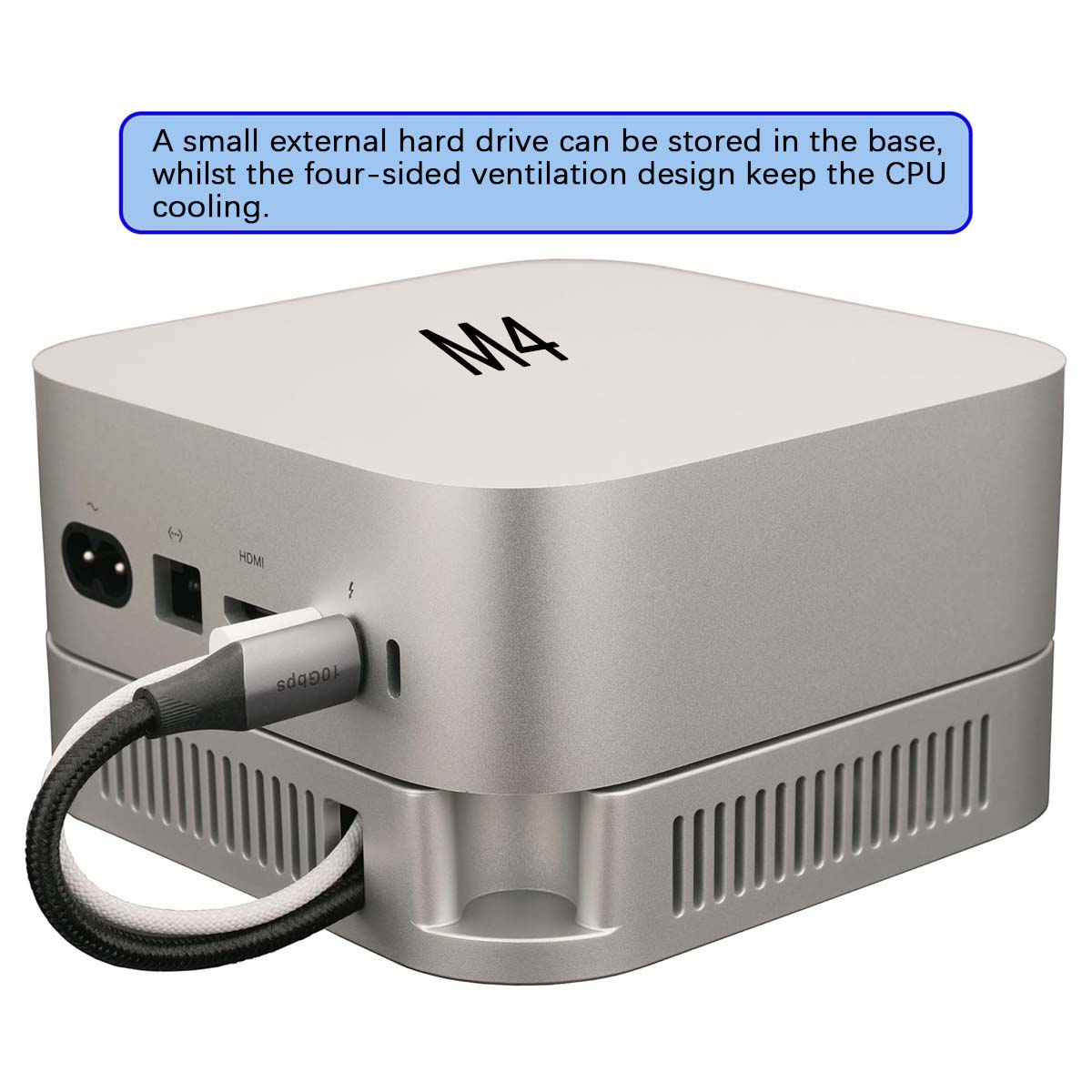 ขาตั้งสำหรับ Mac Mini M4/M4 Pr - Cooling Stand Tablet บทวิจารณ์และราคา