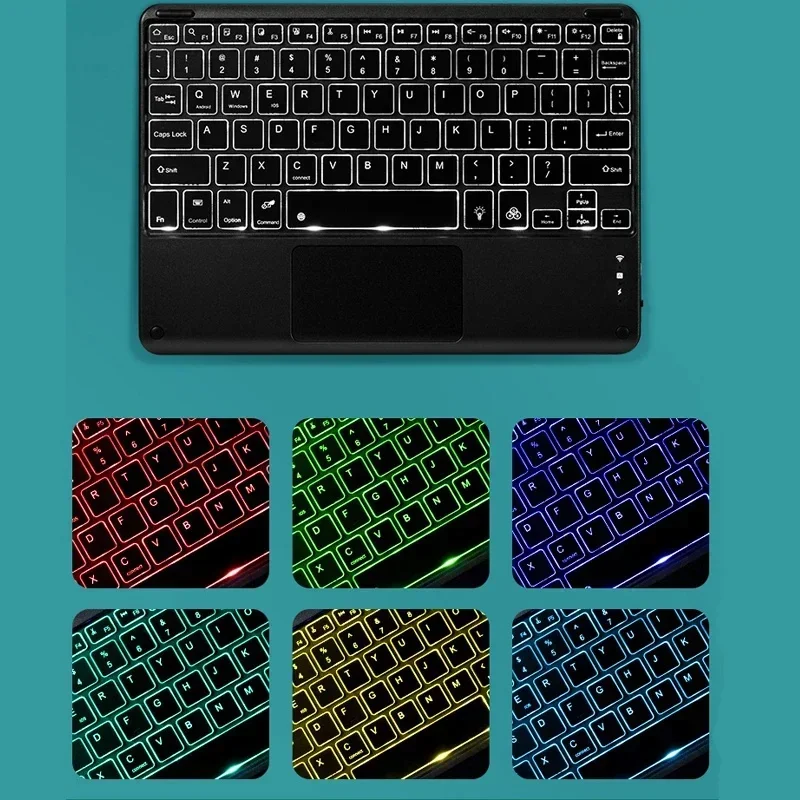 Backlitแท็บเล็ตคีย์บอร์ดสําหรั - Tablet Accessories Amazon บทวิจารณ์และราคา