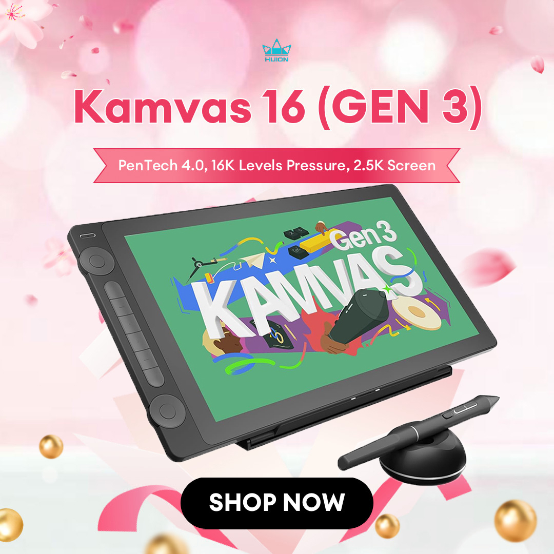Huion Kamvas 16 (Gen 3) กราฟิก - Huion Tablet Accessories บทวิจารณ์และราคา